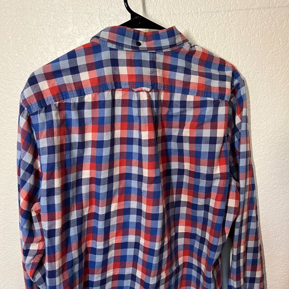 Men's Plaid Flannel Shirt, Slightly Fitted - Size M - Picture 6 of 6